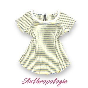 Anthropologie Women’s Comfy Casual Striped Shirt - Small